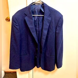 John W Nordstrom 100% Cashmere Men's Blue Blazer